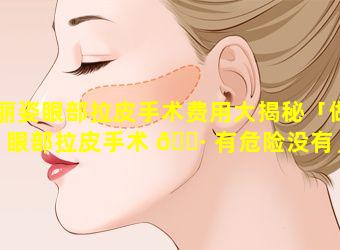 丽姿眼部拉皮手术费用大揭秘「做眼部拉皮手术 🌷 有危险没有」